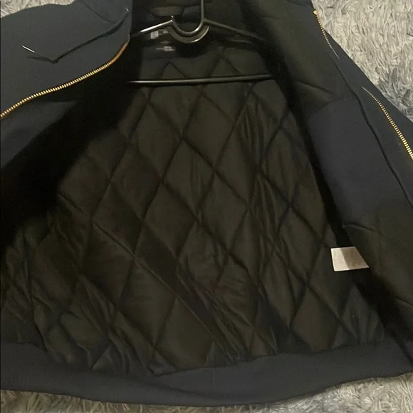 Carhartt NAVY BLUE Performance Jacket with Hood and Durable Fabric